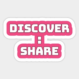 Sharing Knowledge and Wisdom Sticker